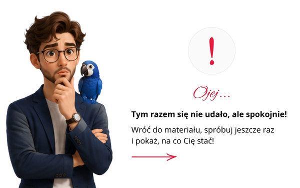 Niezaliczenie quizu